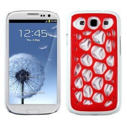 Protector Samsung Galaxy S3 Telaraña Rojo